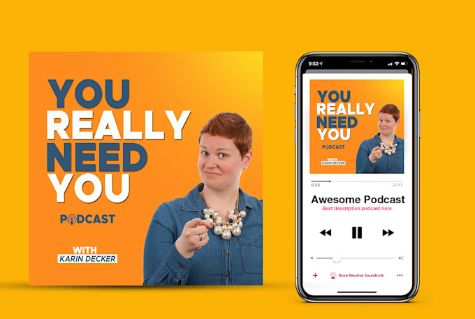 design podcast cover or podcast cover art