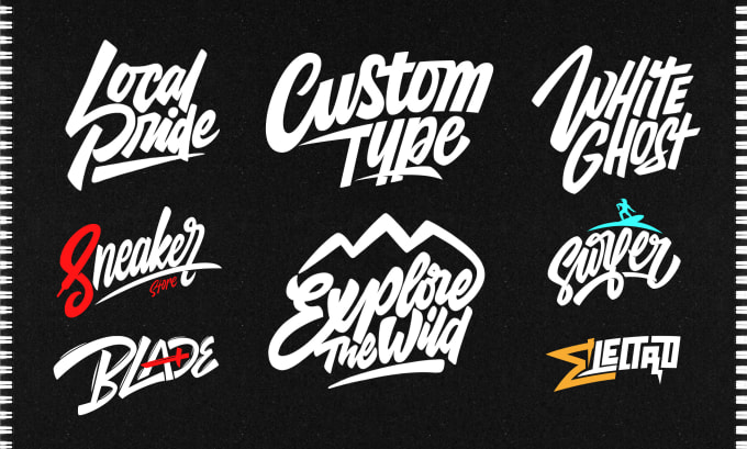Design hand lettering calligraphy typography logo by Alvazama | Fiverr