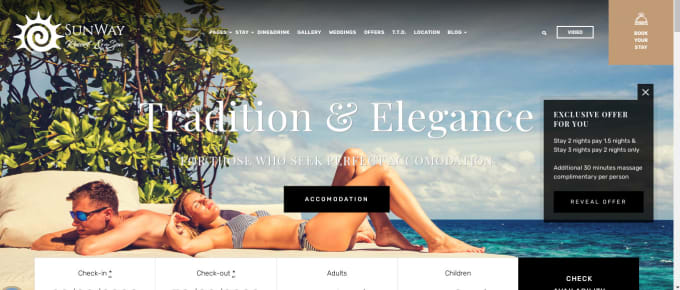 create customize high quality website with wordpress