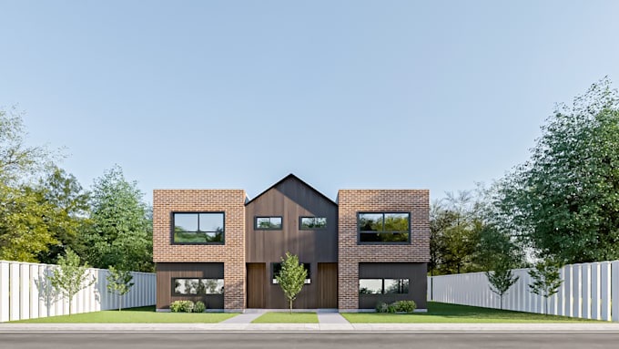 create photorealistic house 3d rendering