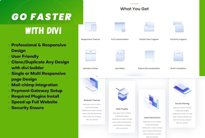 develop email template and web development for your business
