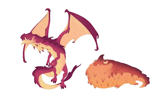 do 2d character concept art for you