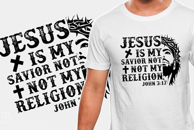 create christian t shirt design for you