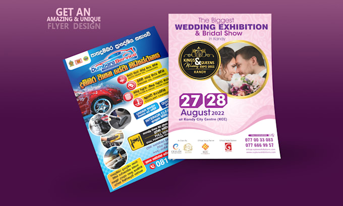 create creative flyer design and brochures