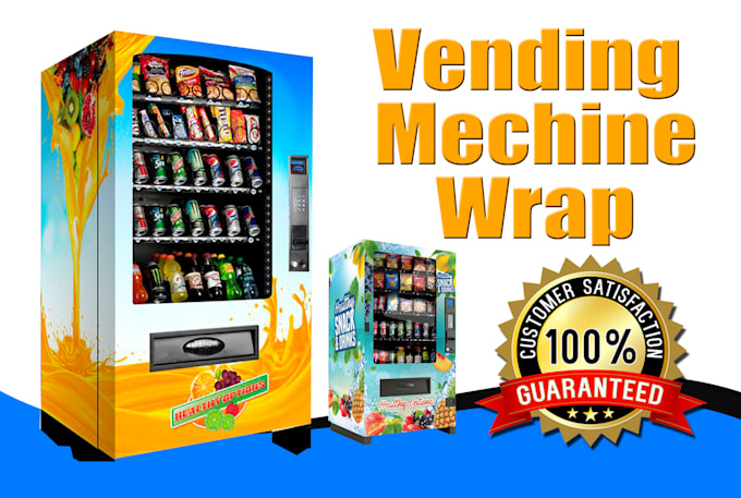 Craft unique vending machine wraps for your brand by Xylagraphix | Fiverr