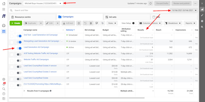 do facebook lead generation ads campaign