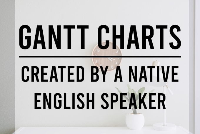 create you a gantt chart in excel