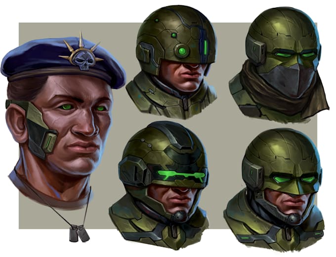 create character design and concept art for you
