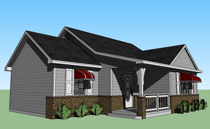 do 3d model using google sketchup with fast delivery