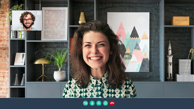 design a personalized zoom virtual meeting background