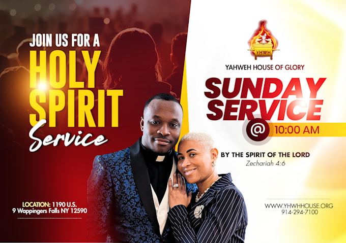 design a world class church flyer, postcard and posters