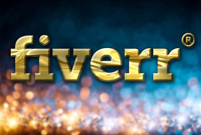 convert your old logo into awesome 3d metal in 12 hrs