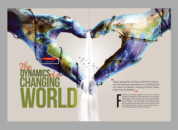 design professional magazine, magazine cover