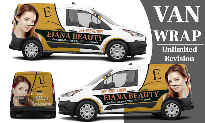 make car wrap design for your business promotion