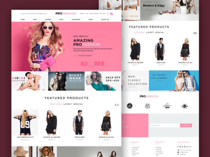 build wordpress ecommerce website online store