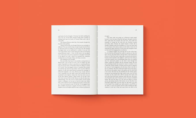design clean book layout in indesign
