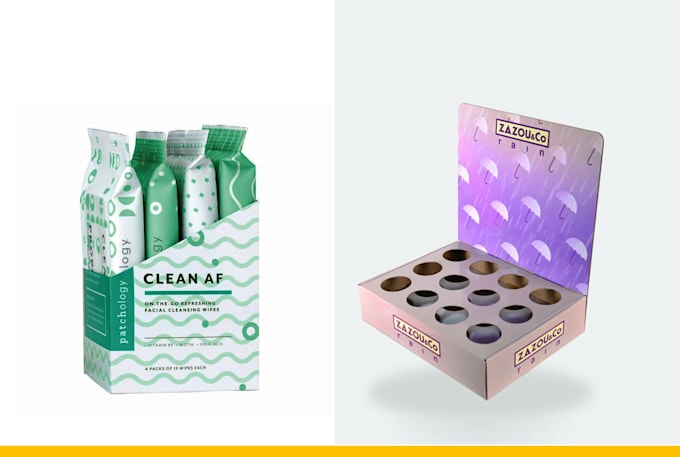 design display box, pdq box and tray