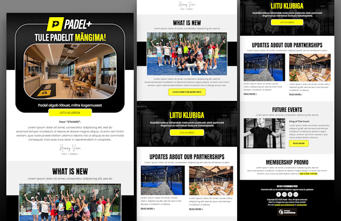 design editable mailchimp newsletter template