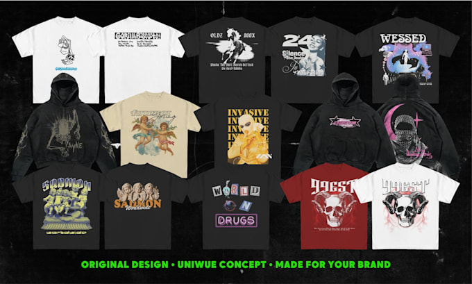 design vintage streetwear t shirt for clothing brands