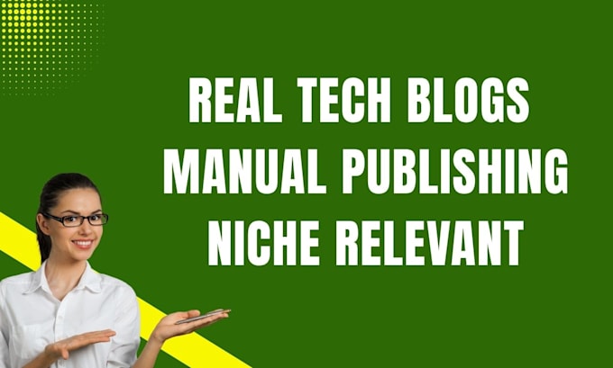 publish a guest post on tech blogs for SEO backlinks