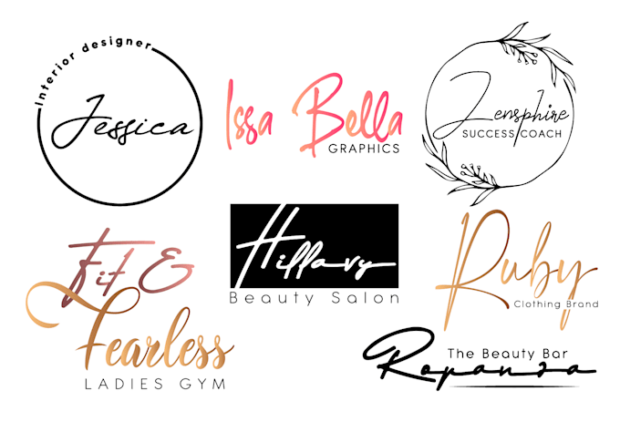 design hand drawn and signature logo