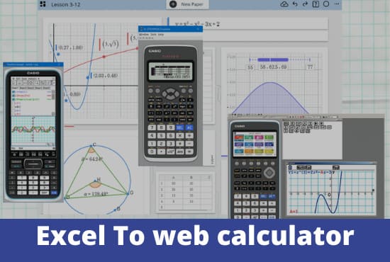 make javascript web calculators from excel or clone any web calculator