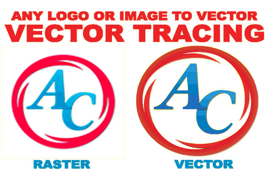 redraw, vectorize, and convert logo or graphics to vector tracing in 24 hours