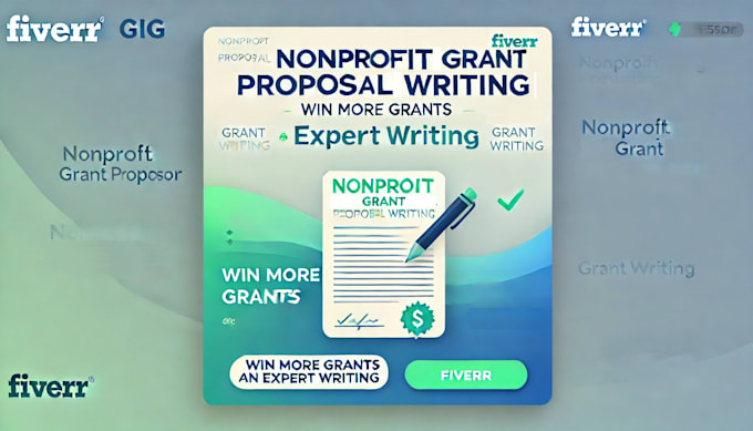 write award winning non profit grant proposal for you