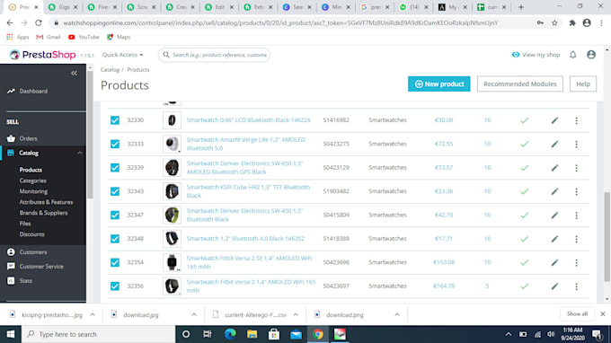 scrape products,generate CSV and import  products on your store