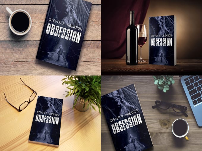 convert your 2d book cover into a realistic looking, high resolution 3d cover