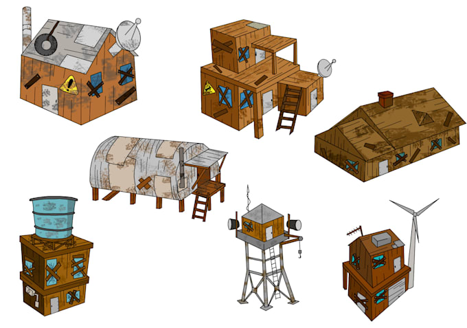 create a unique stylized 2d game asset for you