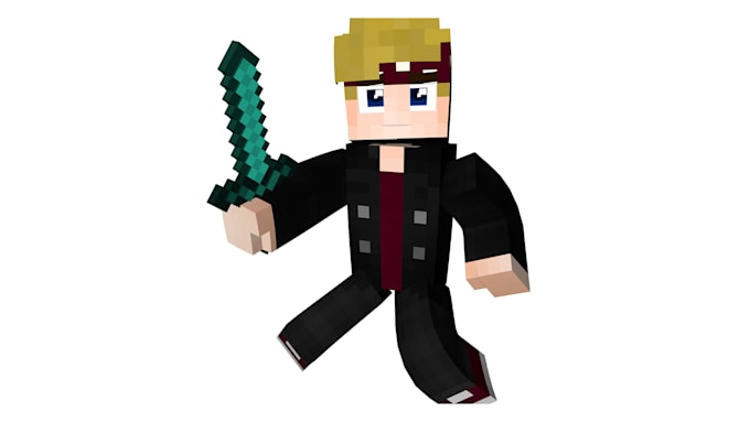 Render your minecraft skin in 3d by Ysoh_enterprise | Fiverr