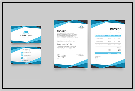 design editable letterhead template in photoshop for ms word