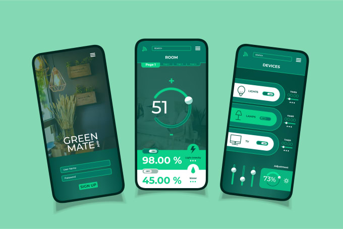 Download Design mobile app ui ux and mockup by Stharana