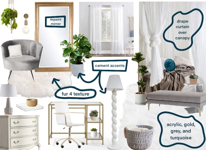 Design your space for you by Rileygracej | Fiverr