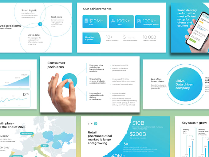design money making investor pitch deck presentation