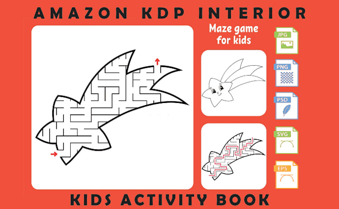 create kids activity book, kids worksheet for amazon KDP