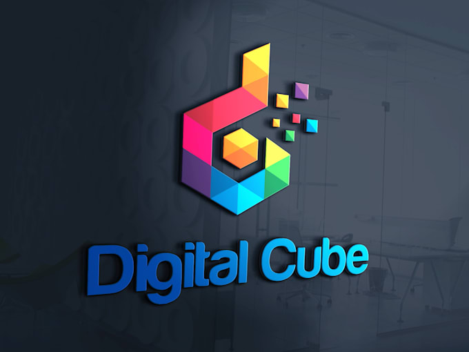 Design a 3d modern logo for your business plus free vector file by ...