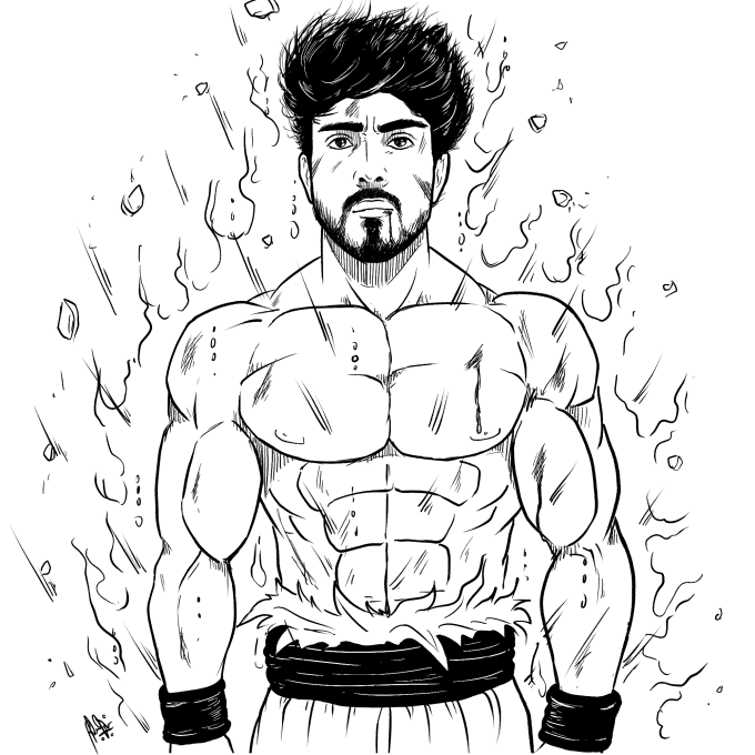 Draw manga style portrait illustration by Indimanga | Fiverr