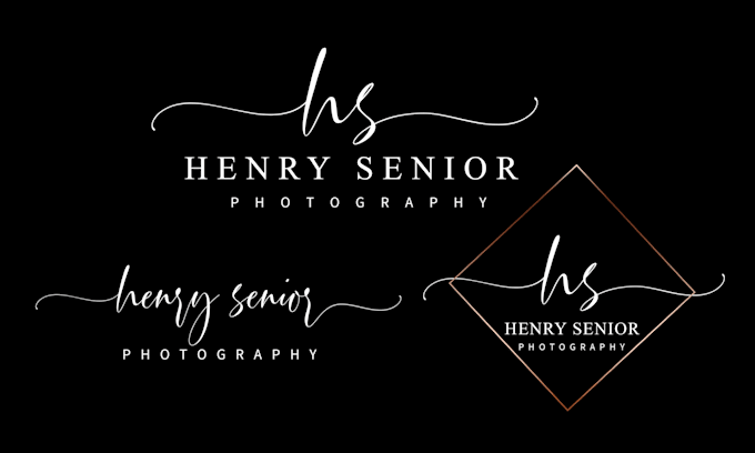 design clean luxury calligraphy signature logo design