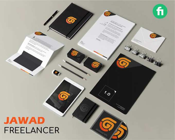 design premium bespoke stationery set for your business