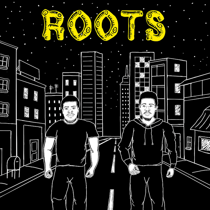 make black and white illustration