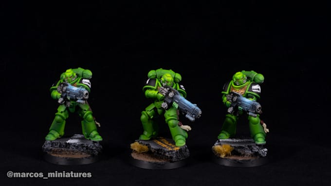 assemble and paint high quality miniatures