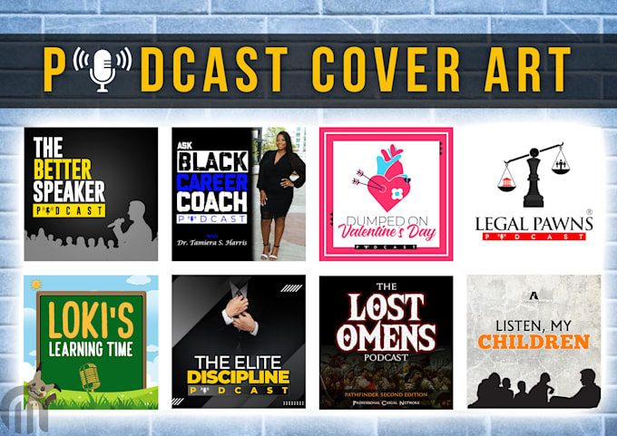 do podcast cover art, podcast logo, podcast artwork