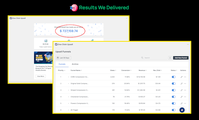 setup zipify one click upsell in shopify