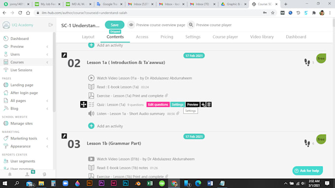 design lms website on wordpress with learndash