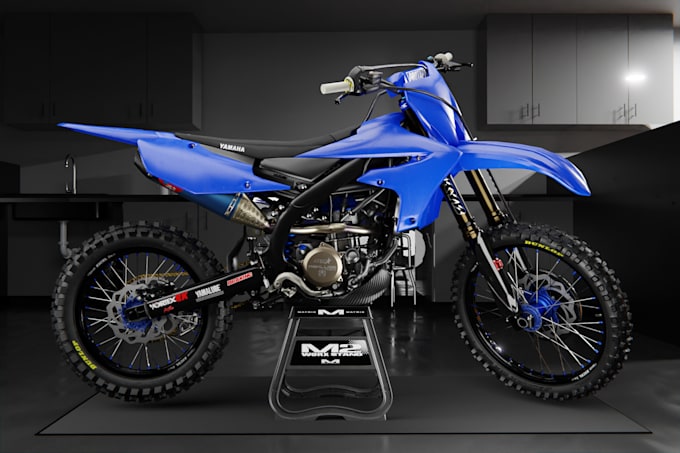 to preview a 3d dirtbike motocross model