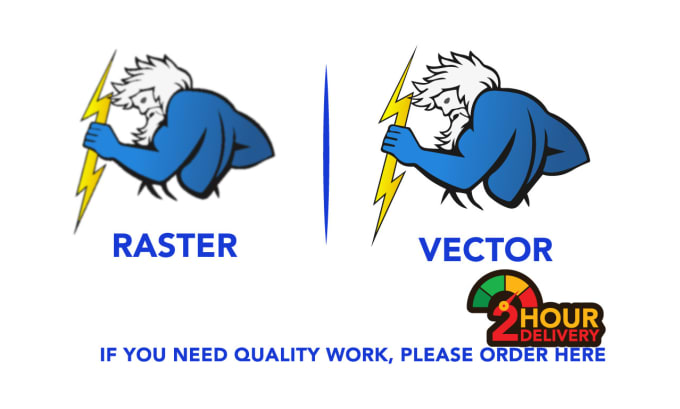 do vector trace or recreate any logo or image within 2 hrs