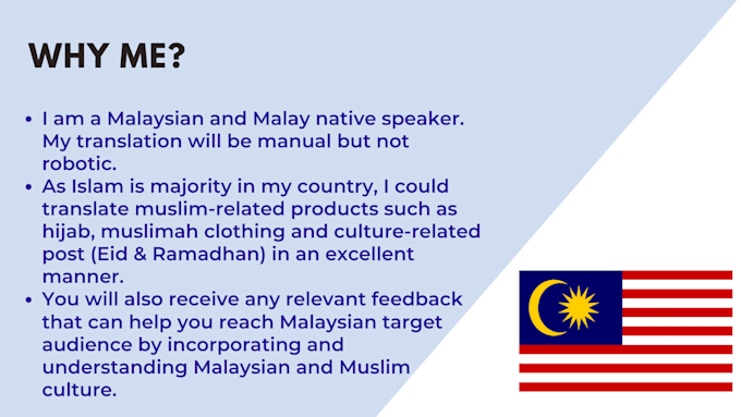 translate your website from english to malay professionally