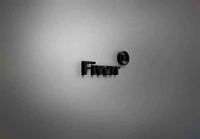turn logo into professional 3d mockup